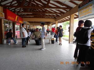 Kondisi terminal Bis Kuching